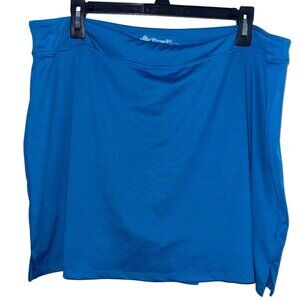Tranquility By Colorado Clothing Womens Blue Athletic Skort 2X With Built-In Sho